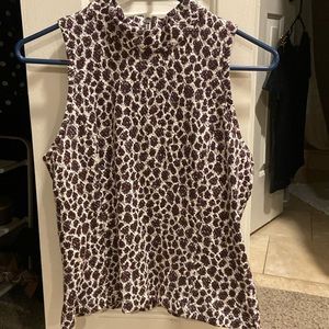 cheetah print top